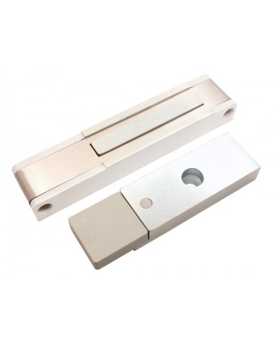 Электромагнитный замок с датчиком состояния двери ALeko ALM-150P (12В белый) в Коврове Электромагнитные замки Pintop.ru