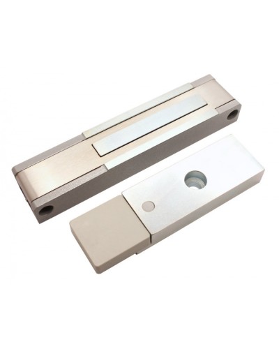 Электромагнитный замок с датчиком состояния двери ALeko ALM-150P (12В серый) в Коврове Электромагнитные замки Pintop.ru