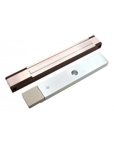 Электромагнитный замок с датчиком состояния двери ALeko ALM-200P (24В коричневый) в Коврове Электромагнитные замки Pintop.ru