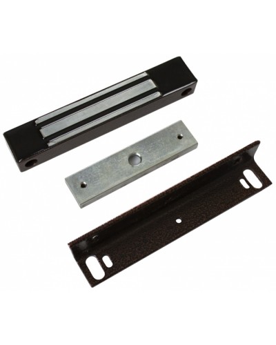 Замок электромагнитный влагозащищенный AccordTec ML-350N KB-2 с уголком (коричневый) в Коврове Электромагнитные замки Pintop.ru