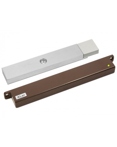 Замок электромагнитный Aler AL-200 PRemium (12 В, коричневый) в Коврове Электромагнитные замки Pintop.ru