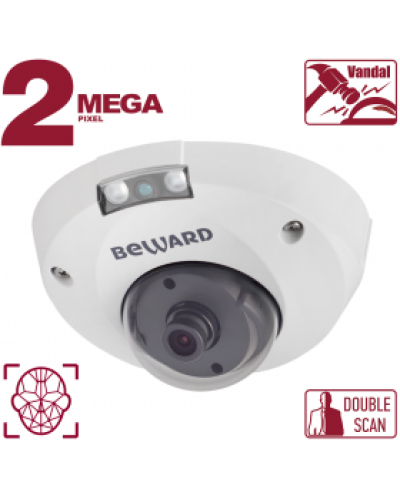 IP-камера видеонаблюдения антивандальная уличная купольная Beward B2530DMR в Коврове IP-камеры Pintop.ru