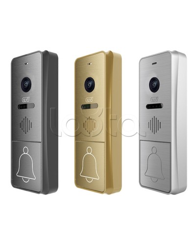 Панель вызывная CTV-D4004FHD (золото) в Коврове Вызывные видеопанели малоабонентные Pintop.ru