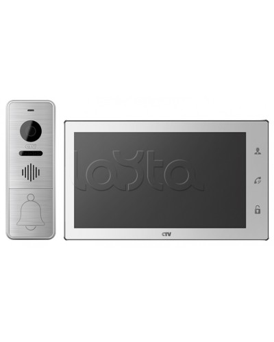Комплектвидеодомофона CTV-DP4706AHD (белый) в Коврове Комплекты домофонов Pintop.ru