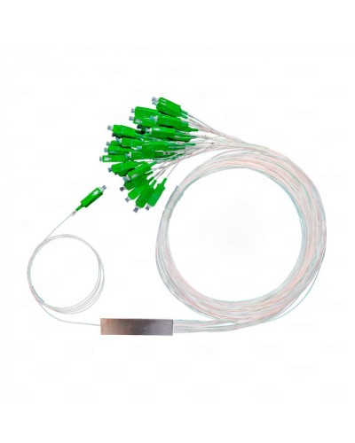 Разветвитель план 1х32 окон SC/APC 9/125 вывод 1,5м буфер 0.9мм 1260/1650 Cabeus (FCT-PLC-1/32-9-SC/A-1.5-0.9) в Коврове Оптические разветвители (сплиттеры) Pintop.ru