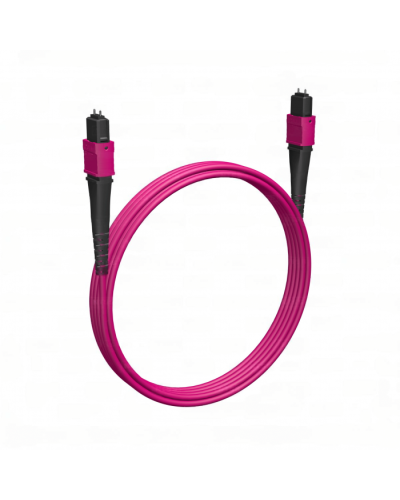 Кабельная сборка MPO(M) -MPO(M)-8 волокон 50/125 OM4, 2 m Cabeus (FOP-50-OM4-8-MPO(M)-8-MPO(M)-B-2m) в Коврове Кабельные сборки (оптические) Pintop.ru