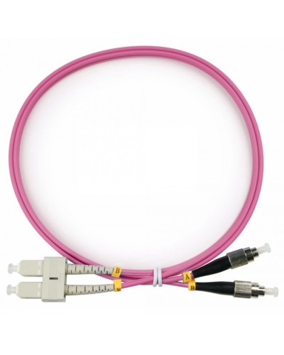 Шнур оптический duplex SC-FC 50/125 mm OM4 1,5м LSZH Cabeus FOP-50-OM4-SC-FC-1,5m в Коврове Патч-корды оптические Pintop.ru