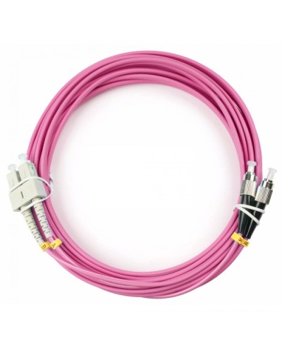 Шнур оптический duplex SC-FC 50/125 mm OM4 25м LSZH Cabeus FOP-50-OM4-SC-FC-25m в Коврове Патч-корды оптические Pintop.ru