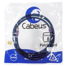 Патч-корд S/FTP Cabeus PC-SSTP-RJ45-Cat.8-2m-LSZH