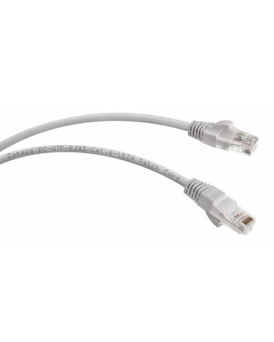 Патч-корд UTP, категория 6, 0.3 м, LSZH, неэкранированный, серый Cabeus PC-UTP-RJ45-Cat.6-0.3m-LSZH в Коврове Патчкорды (медные) Pintop.ru