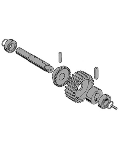 Вал в сборе C-BY Came 119RIC031 в Коврове Запчасти для шлагбаумов и автоматики Pintop.ru