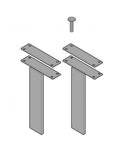 Кронштейны крепления створок C003 Came 119RICX014 в Коврове Запчасти для шлагбаумов и автоматики Pintop.ru
