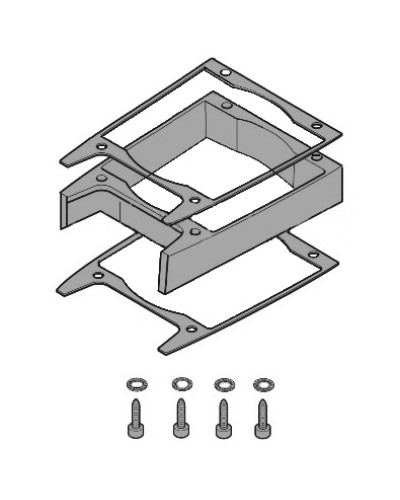 Удлинитель кожуха электродвигателя C-BXK, C-BXEK Came 119RICX043 в Коврове Запчасти для шлагбаумов и автоматики Pintop.ru