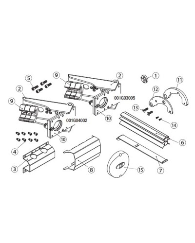 Рычаги F500 без крепления Came 119RID185 в Коврове Запчасти для шлагбаумов и автоматики Pintop.ru