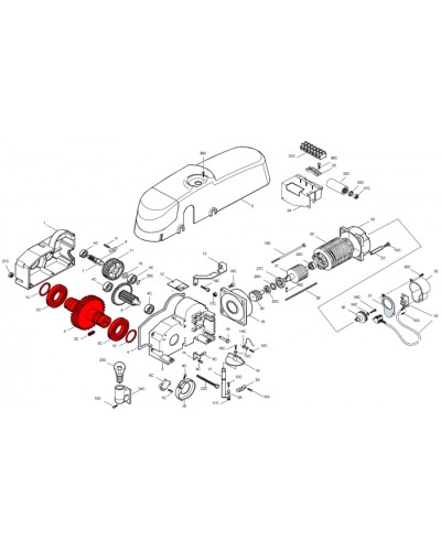 Электродвигатель E450 Came 119RIE139 в Коврове Запчасти для шлагбаумов и автоматики Pintop.ru