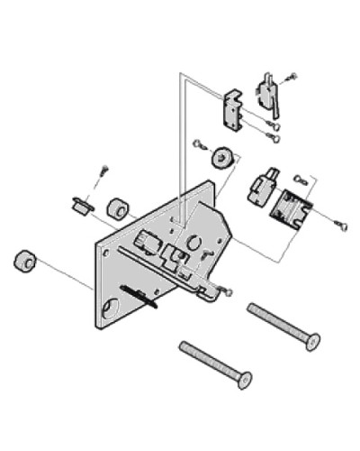 Механические упоры концевых положений G4040 G4041 в сборе Came 119RIG177 в Коврове Запчасти для шлагбаумов и автоматики Pintop.ru