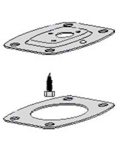 Монтажное основание стойки с анкерами DIR-L DIR-LNCame 119RIR146 в Коврове Запчасти для шлагбаумов и автоматики Pintop.ru