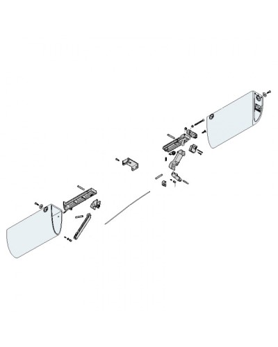 Заглушки боковые профиля безопасности DF Came 119RIR225 в Коврове Запчасти для шлагбаумов и автоматики Pintop.ru