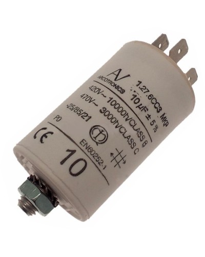 Конденсатор 10 мкФ с гибкими выводами для приводов CAME ATI CAME 119RIR295 в Коврове Запчасти для шлагбаумов и автоматики Pintop.ru