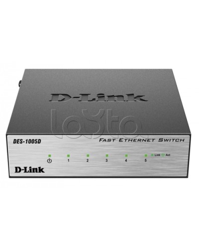 Коммутатор 5-портовый D-Link DES-1005D/O2B в Коврове Коммутаторы Pintop.ru