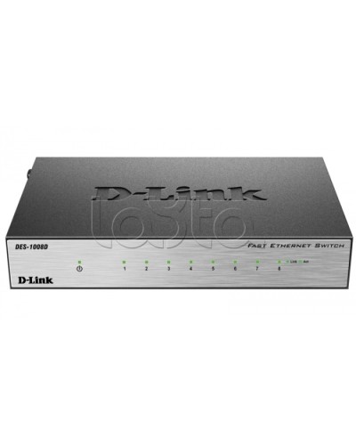 Коммутатор D-Link DES-1008D/L2B в Коврове Коммутаторы Pintop.ru