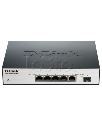 Коммутатор 6-портовый D-Link DGS-1100-06/ME/A1B в Коврове Коммутаторы Pintop.ru
