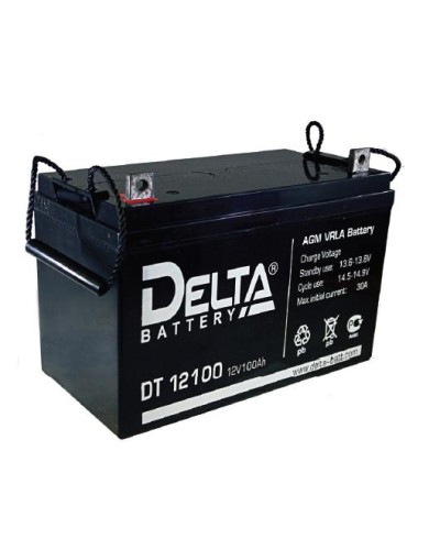 Аккумулятор свинцово-кислотный Delta DT 12100 в Коврове Электротехническое оборудование Pintop.ru