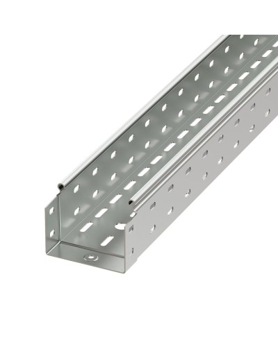 Лоток перфорированный 100х50 L3000 толщ.1,5 мм, горячеоцинкованный DKC (3526215HDZ) в Коврове Аксессуары для лотков Pintop.ru