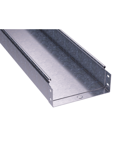 Лоток 300х80 L 3000 толщ. 1,0 мм, цинк-ламельный DKC (3506510ZL) в Коврове Кабельные лотки Pintop.ru