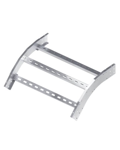 Угол лестничный вертикальный внешний 45 градусов 150х500, R600 DKC (ULOC655) в Коврове Аксессуары для лотков Pintop.ru