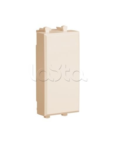 Заглушка Ванильная дымка Avanti модульная, 1 мод DKC 4405991 в Коврове Аксессуары для стоек и шкафов Pintop.ru