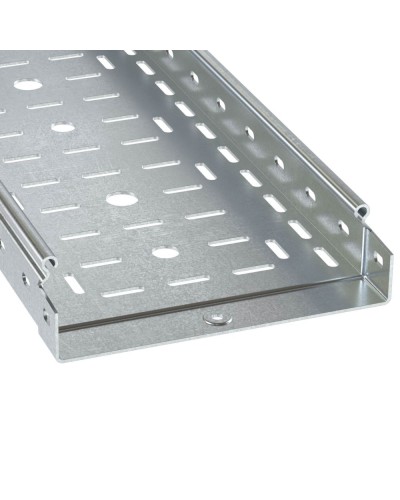 Лоток перфорированный 50х50 L 2000 толщ. 1,2 мм, горячеоцинкованный DKC 3525012HDZ в Коврове Кабельные лотки Pintop.ru