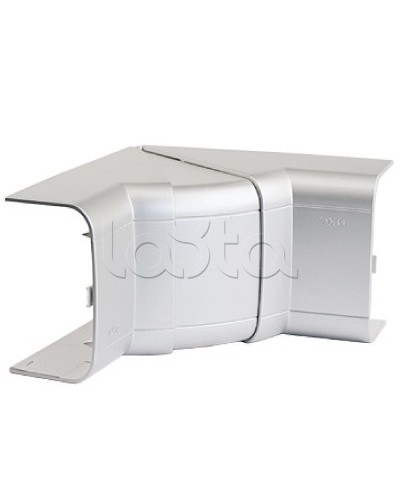 Угол внутренний 110х50 мм, изменяемый 70-120°, цвет серый металлик DKC 01051G в Коврове Аксессуары для кабель-канала Pintop.ru