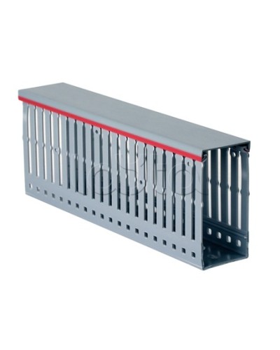 Короб перфорированный, серый RL6 100x60 мм DKC 01140RL в Коврове Кабельные лотки Pintop.ru