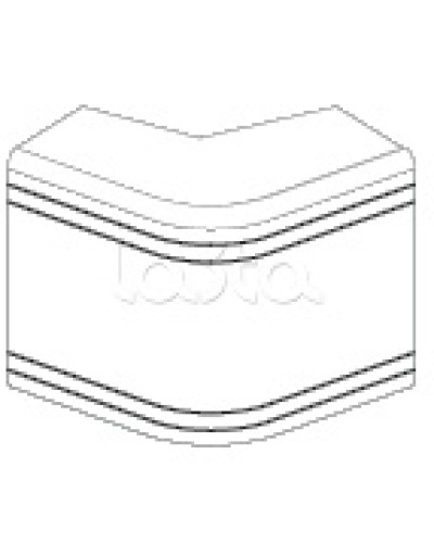 Угол внешний неизменяемый (90°) NEA 80х40 мм DKC 01808 в Коврове Аксессуары для кабель-канала Pintop.ru