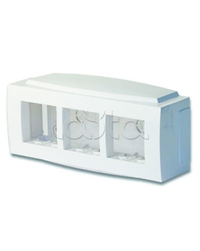 Модульная коробка для электроустановочных изделий Brava, 6 модулей DKC 09221 в Коврове Аксессуары для кабель-канала Pintop.ru