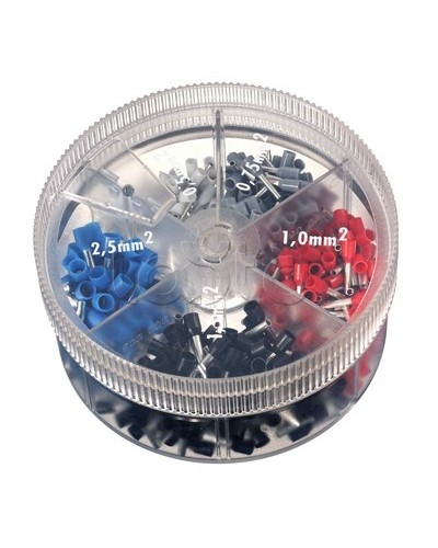 Контейнер двойных наконечников-гильз с изолир.фланцем 0,75-2,50 кв.мм 1 упаковка - 200 шт DKC 2ARTD555 в Коврове Крепежные изделия Pintop.ru