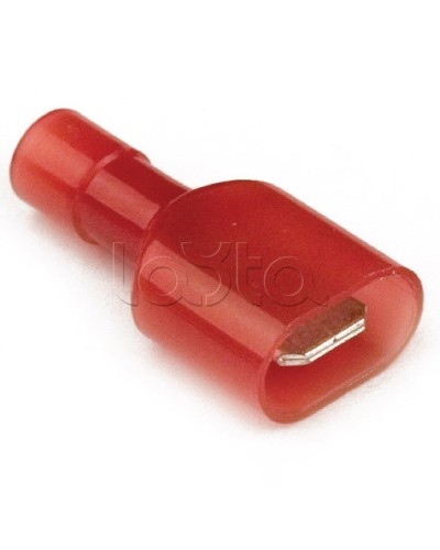 Наконечник плоский полностью изолир. (вилка) 2,5-6 кв.мм 6,3х0,8 мм (РППИ-П) DKC 2C22TP в Коврове Крепеж Pintop.ru