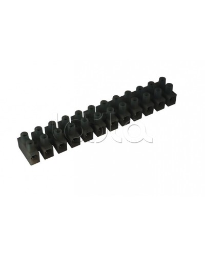 Клеммник полипропиленовый черный 12р 6 кв.мм DKC 43312PL/R в Коврове Клеммные колодки Pintop.ru