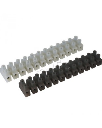 Клемник полипропилен черный, 12р, 450V, 76A, 16мм.кв. DKC 43512PL/R в Коврове Клеммные колодки Pintop.ru