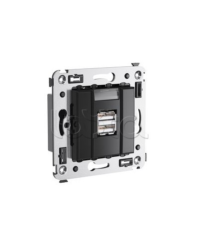 Устройство зарядное Avanti, Черный квадрат DKC 4402543 в Коврове Блоки розеток Pintop.ru