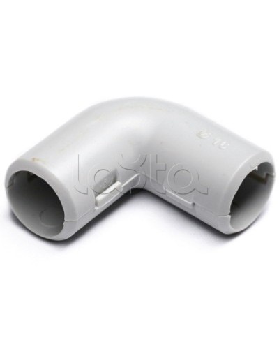 Колено открывающееся, 90 градусов 32 DKC (50532) - Колено открывающееся 90°, номинальный ф32мм, пластик, IP40, RAL 7035 в Коврове Повороты, муфты, тройники Pintop.ru