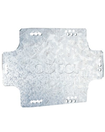 Монтажная пластина из оцинк. стали 206х164х1,5мм, для коробок 240х190мм DKC 59607 в Коврове Крепежные изделия Pintop.ru