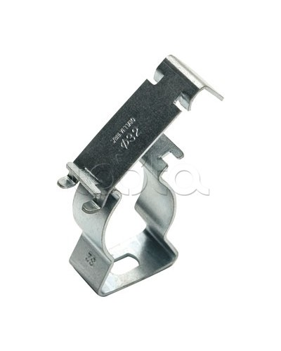 Держатель с крышкой D32, оцинкованная сталь DKC (6044-A32) в Коврове Держатели, клипсы, скобы Pintop.ru