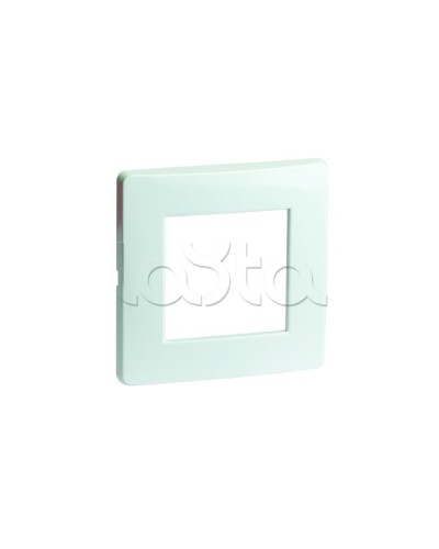 Рамка на 2 модуля (одноместная), белая, RAL9010 DKC 75010W в Коврове Аксессуары для кабель-канала Pintop.ru