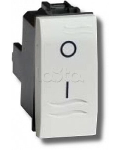 Выключатель двухполюсный белый 1 мод в Коврове Аксессуары для стоек и шкафов Pintop.ru