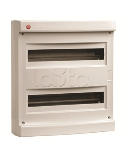 Щиток настен.без двер.36мод.,IP40,сер.,с усил. клем.блок.2х87312 DKC 83736 в Коврове Боксы для автоматов Pintop.ru