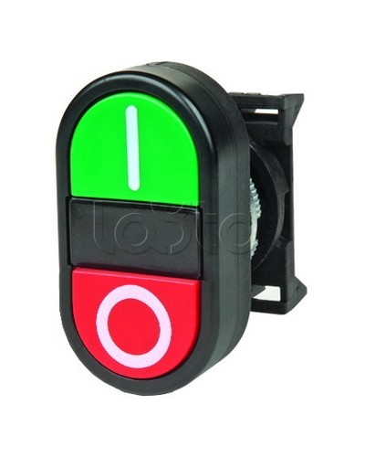 Кнопка двойная плоская, черная DKC ABFTM в Коврове Кнопки выхода Pintop.ru