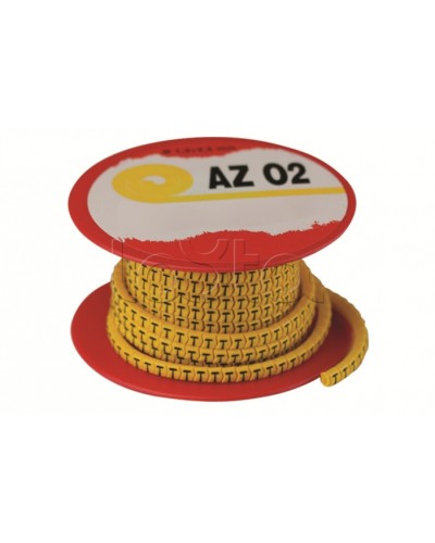 Колечко маркировочное 2, 2.5-4мм. черное на желтом DKC AZO302BY в Коврове Крепежные изделия Pintop.ru