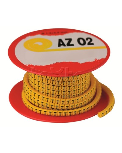 Колечко маркировочное E, 2.5-4мм. черное на желтом DKC AZO3EEBY в Коврове Крепежные изделия Pintop.ru